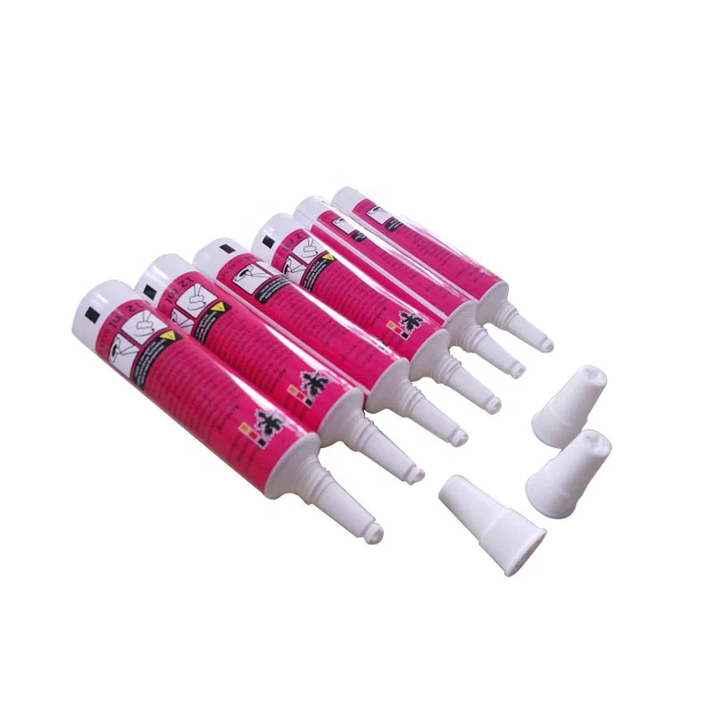 Blind orifice ABL Laminated Nozzle Medicine Ointment Plastic Tube with Bullet Cap Cosmetic Acne Tube Packaging with Nozzle Tip