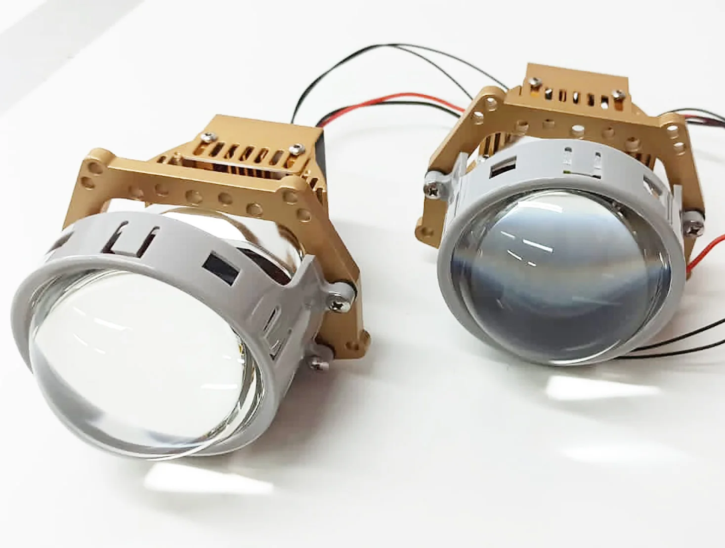 Whole sale factory price 3 Inches LED Projector lens 100W 10000LM 6500k All In One design plug and play headlight for retrofit