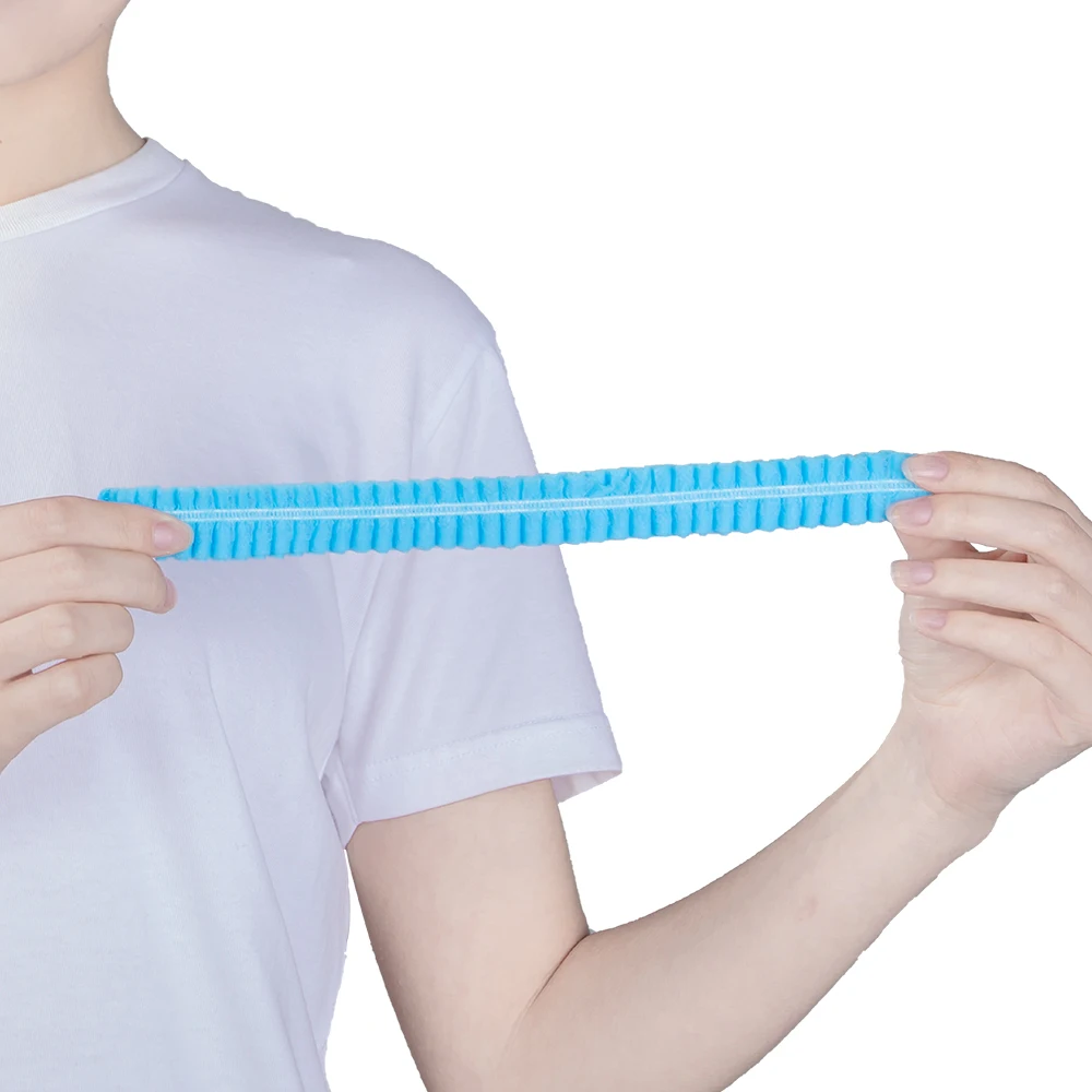 Cheap Disposable Hairnet Non Woven Bouffant Clip Mob Cap