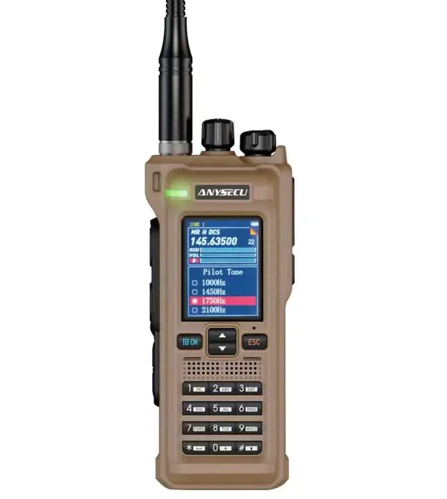 NEW ANYSECU GT-12 multi band 2W/5W/10W handheld radio GT-12 UHF/VHF/AM/FM  two way radio 960 channels 3000mAh walkie talkie