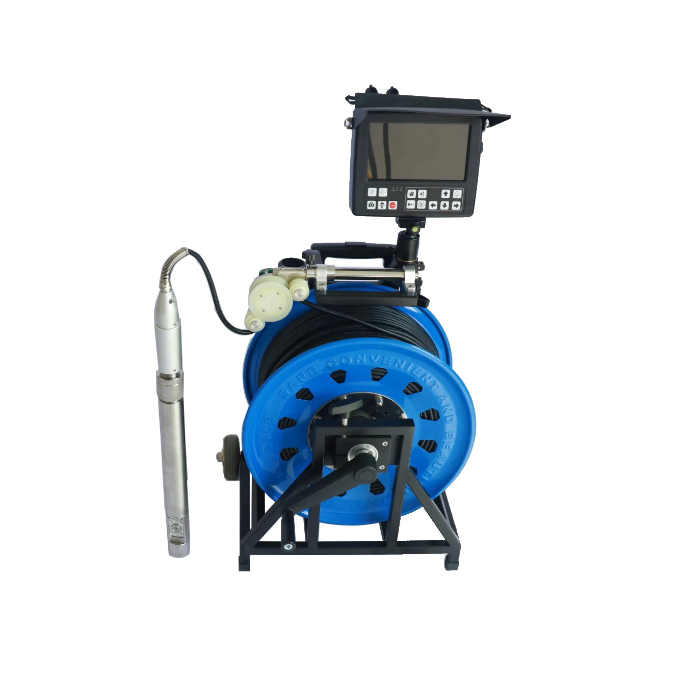 Vicam 200m Underground Well Detection Cctv Water Well Inspection Camera