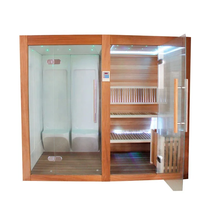 outdoor steam sauna far infrared sauna combined room for beauty spa equipment
