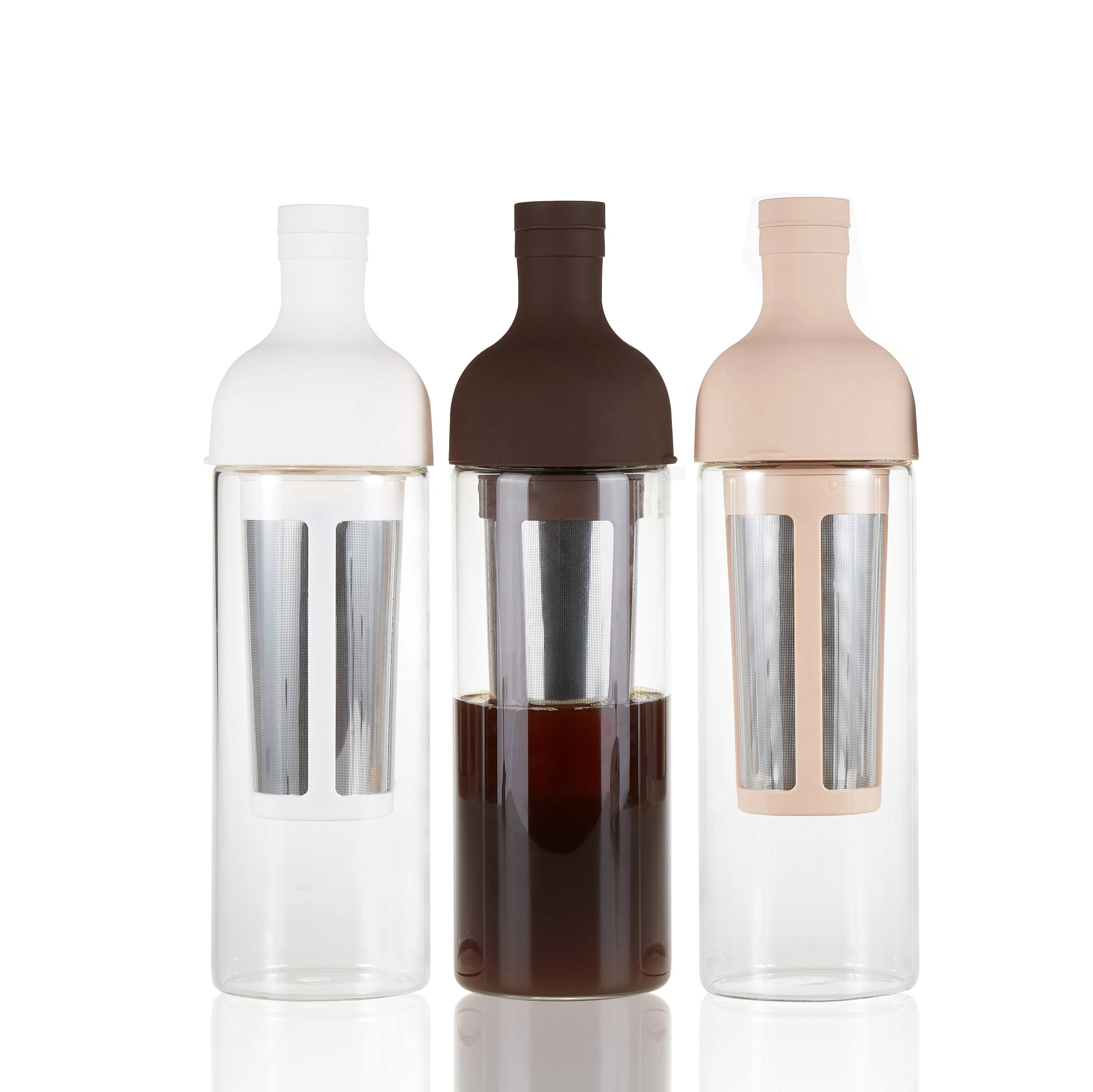 BPA Free Brewing Filter Cold Brew Coffee Wine Bottle Iced Coffee Maker Core Glass Silk Stainless Steel Tea Infusers Bubble Bag