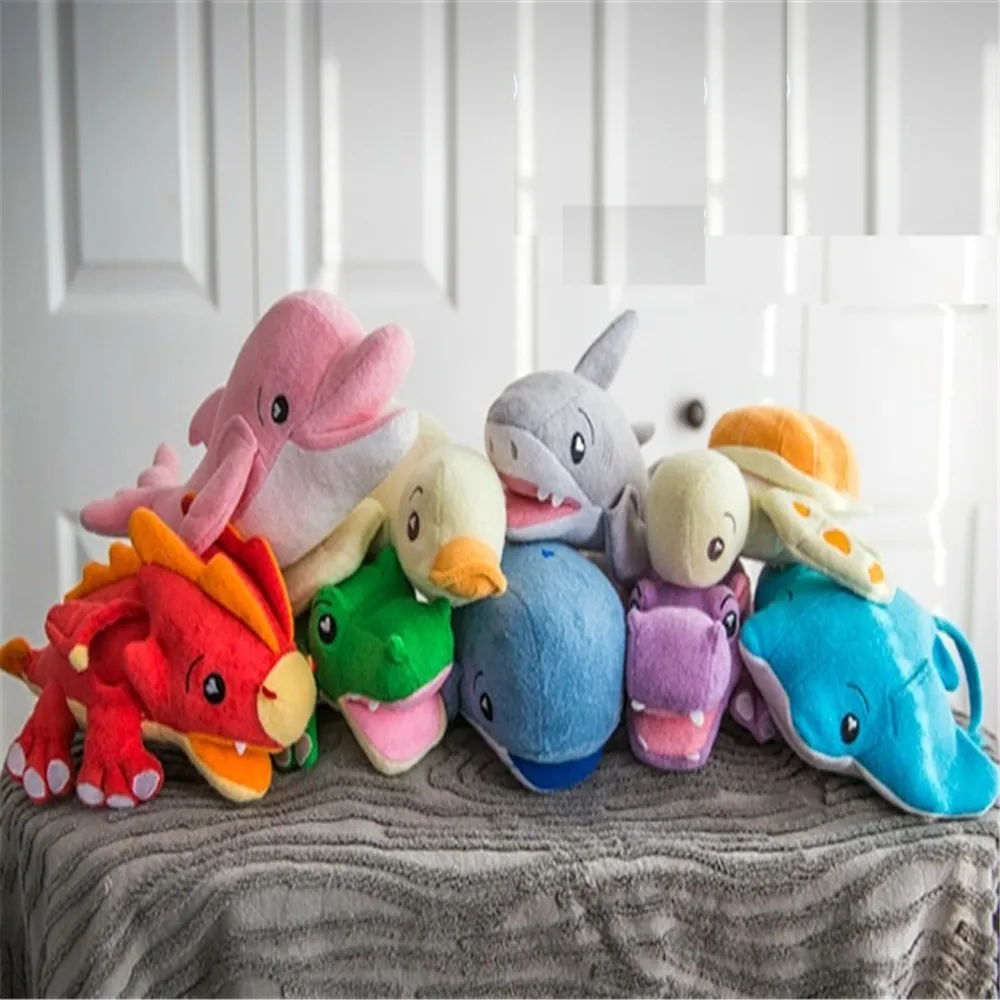wholesale custom animal unique plash water baby popular dragon shaped bath toy animal  baby water game