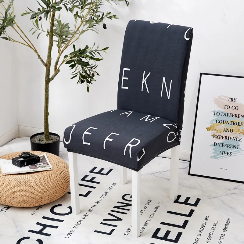 Factory wholesale living room home spandex elastic fabric anti-skid chair cover