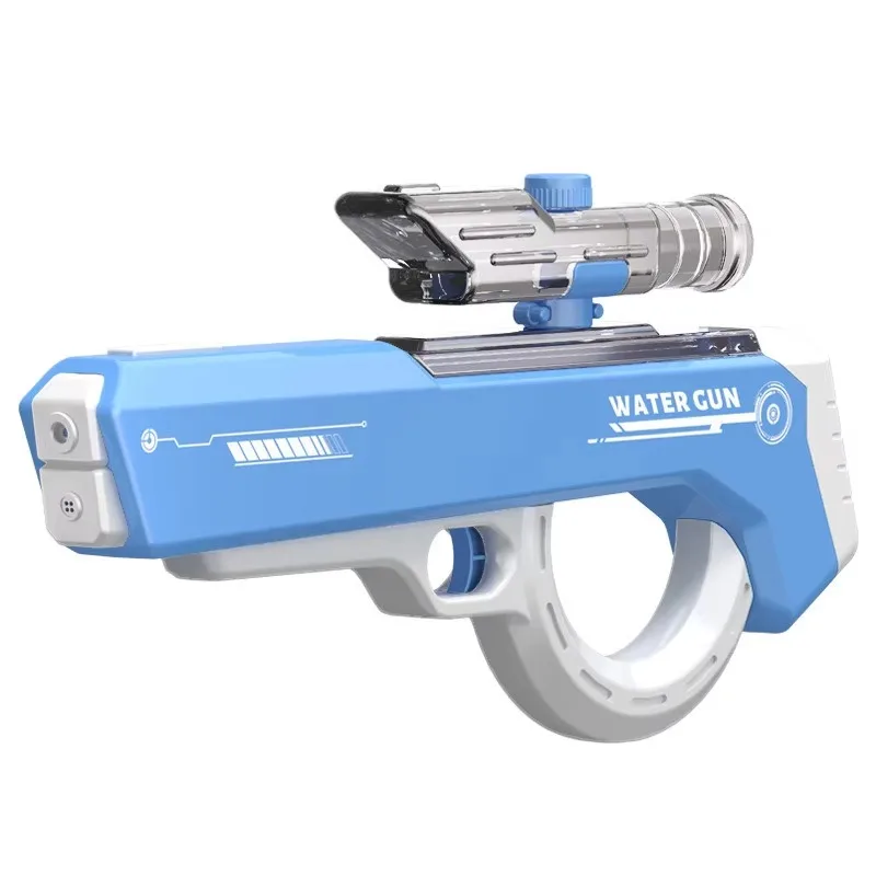 Factory 2024 New Model Electric Water Gun With Automatic Suction Shooting with lights Water Squirt gun Automatic Toy Gun