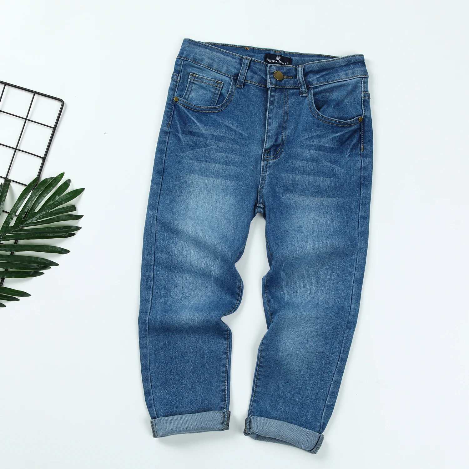 2024 popular teenage jeans children trousers boys pants for 6 to 16 years old boys