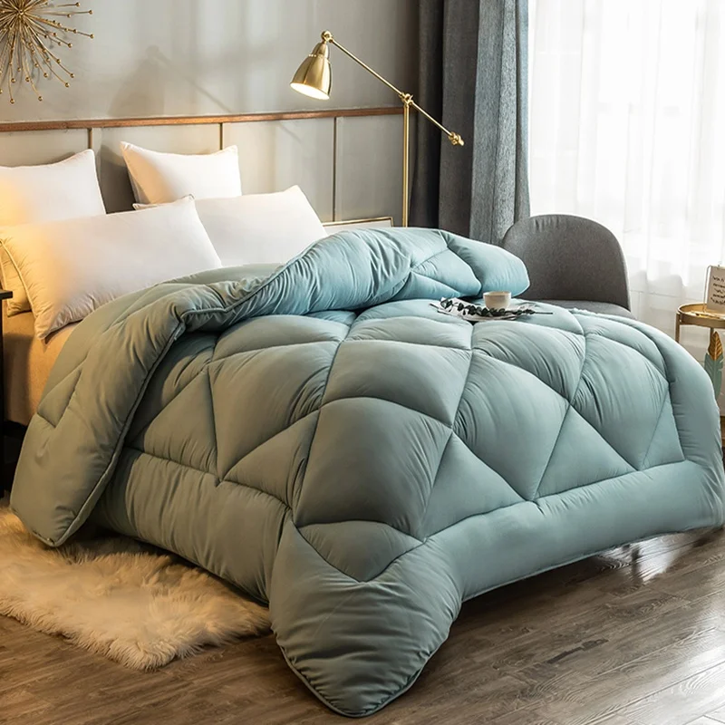 Custom High Quality Warm soft queen size duvet insert comforter bedding sets luxury hotel comforter