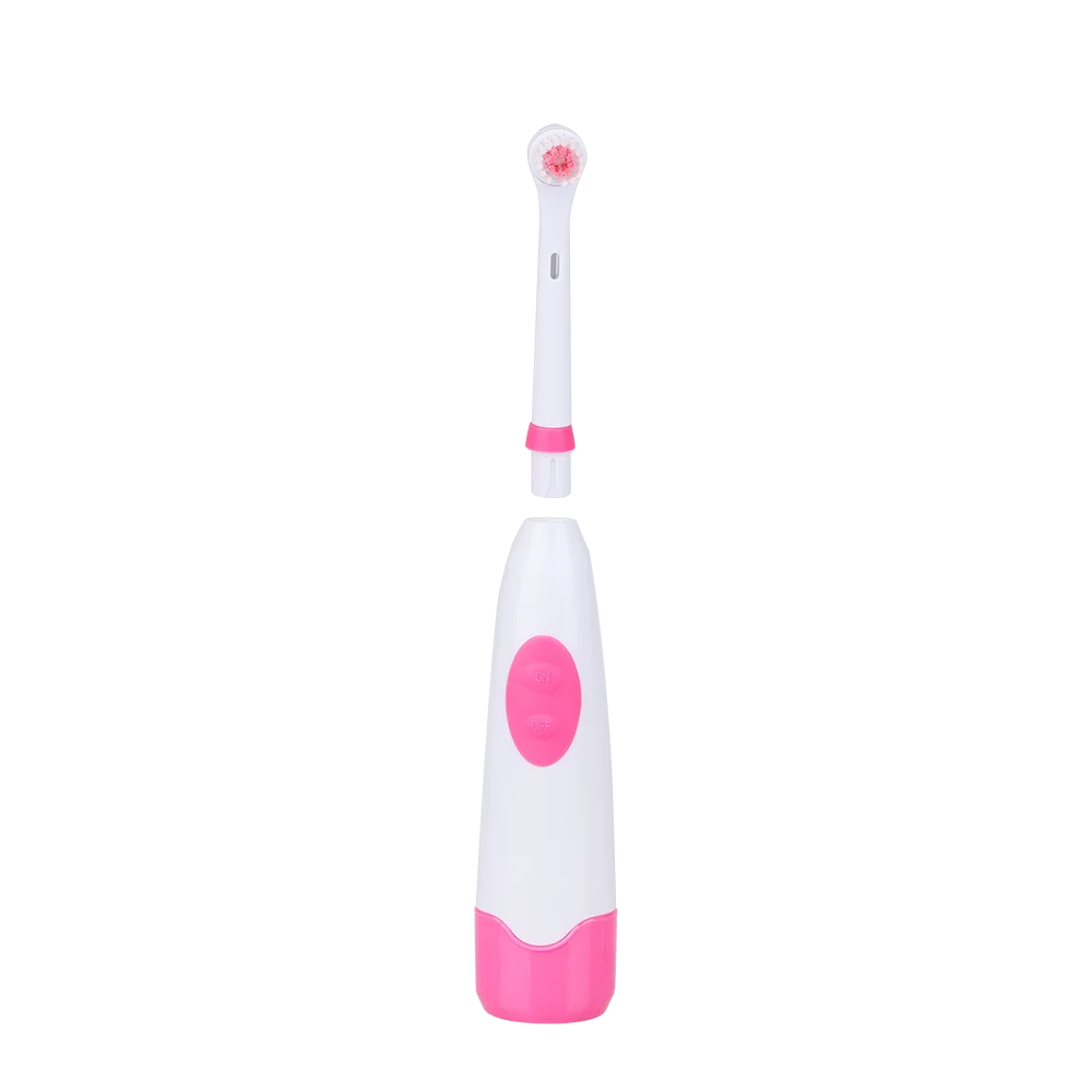 Дешевая вращающаяся электрическая зубная щетка для взрослых с аккумулятором