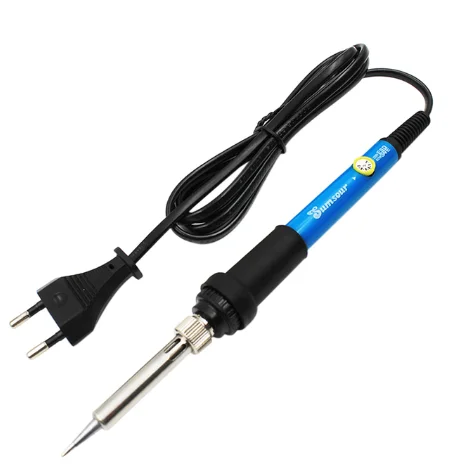 Электрический паяльник с термостатом 60 Вт плюс 5 паяльных головок можно регулировать температуру 936