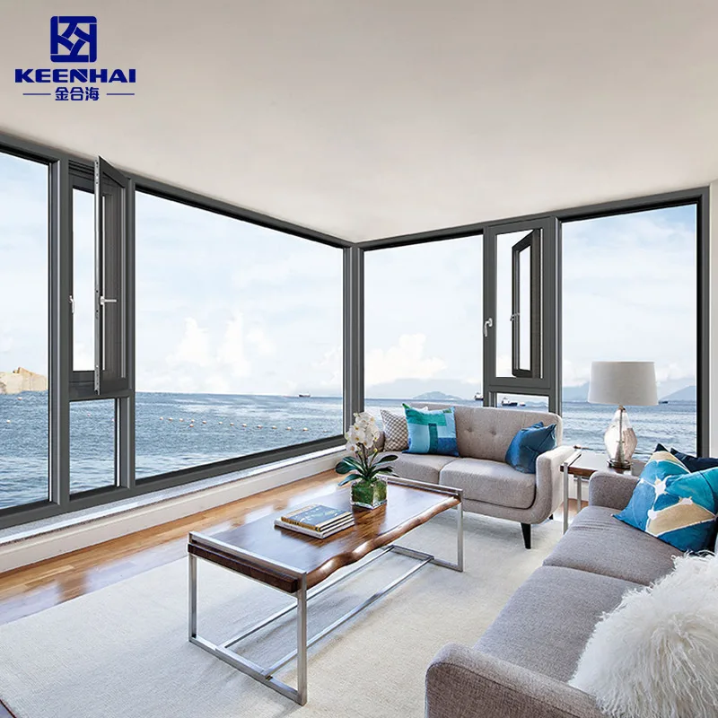 Wholesale Commercial House Large Glass Window Aluminum Windows