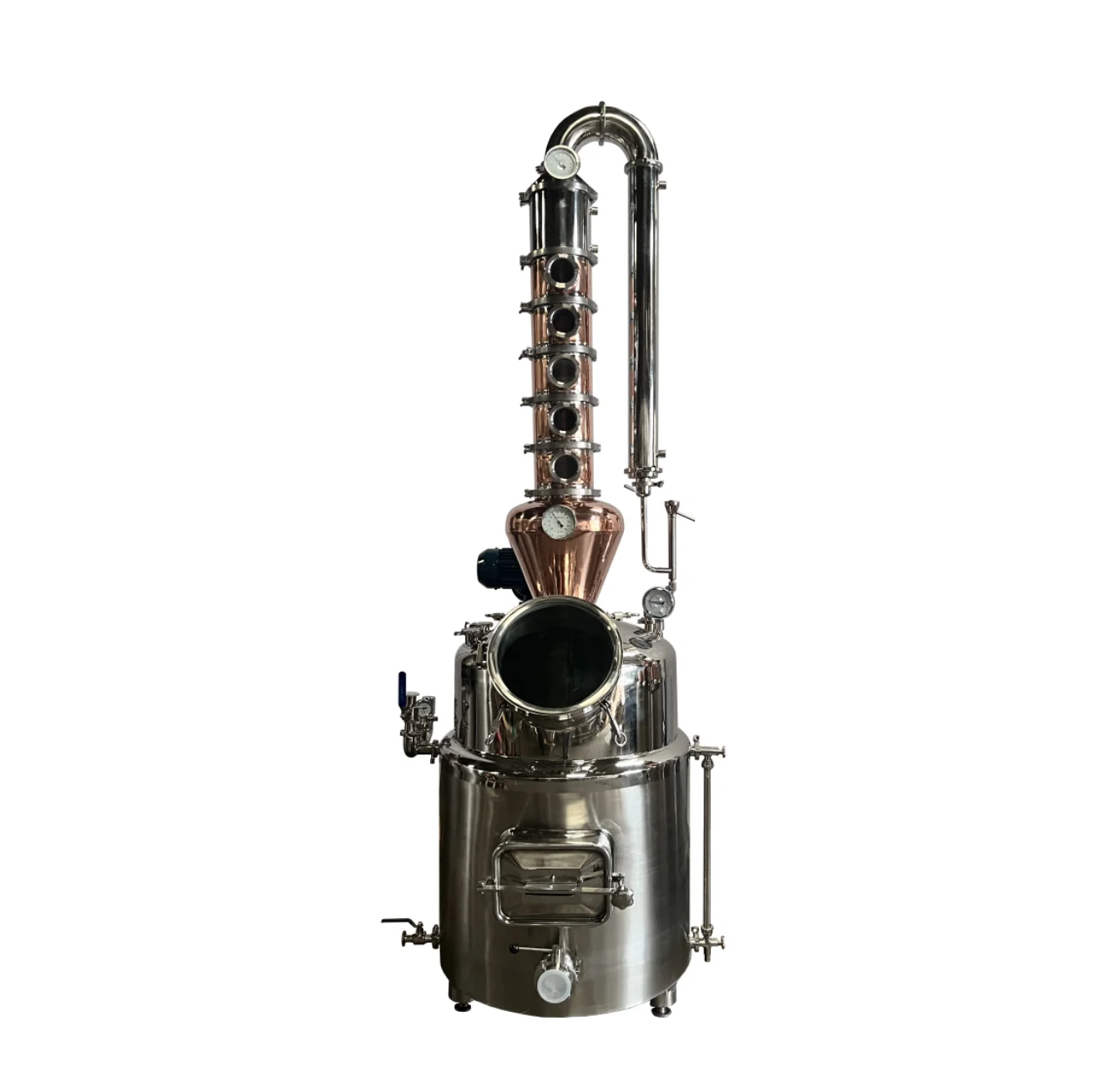 Towin 200L  Alcohol Distillery Equipment Copper Distillation Column Gin Still for Sale