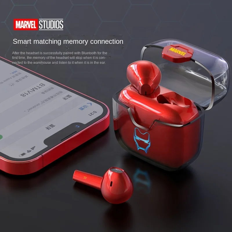 AirTshell TWS Marvel Panther Wireless  Headphones In-ear Sports Wireless Running Music Headphones BTMV18