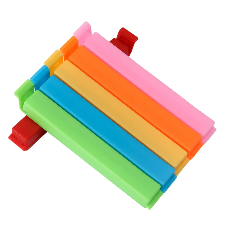 Plastic Chip Clips for Food Packages, Curved Design Sealing Bag Clips for Food