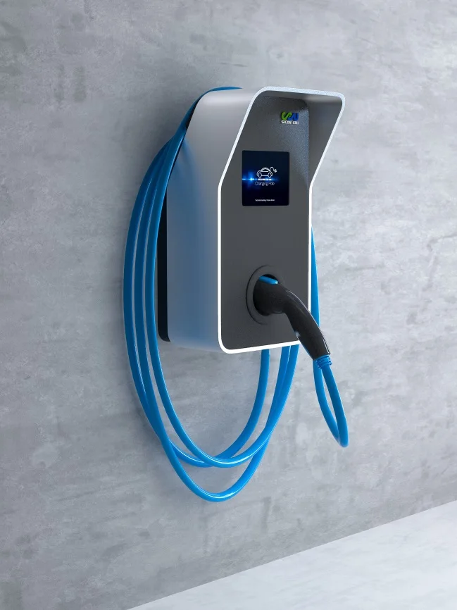 SCU 30kW DC Wallbox charging station for electric car post ev charger floor Supports a single CCS1/CCS2/ CHAdeMO output