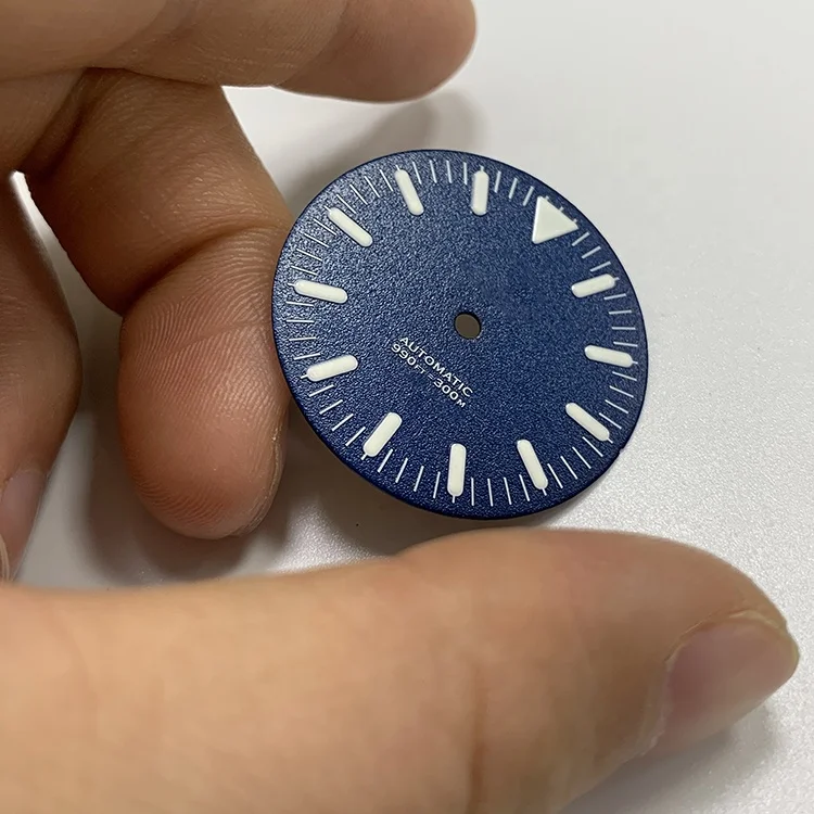 Циферблат матовый синий 29 мм подходит для ETA 2824 2836 DG2813 3804 Miyota