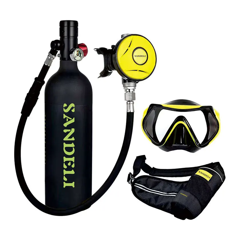 SANDELI  SD-X4000F  1L Aluminium Breathing air Cylinders diving mini air tank scuba