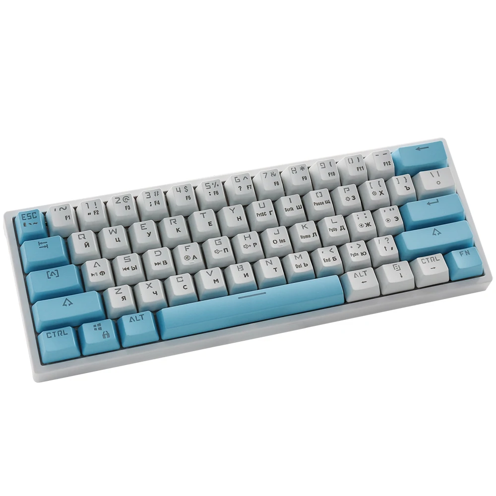 Free Sample Mechanical Keyboard Russian Teclado Gamer Ergonomics Customized Pc Laptop Rgb Backlit Game Mechanical Keyboard