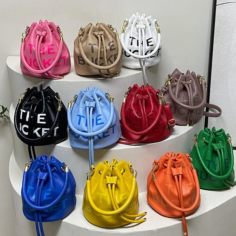 2022 New Fashion Cute Ladies Hand Bags Crossbody The Bucket Bag Luxury Small Women Purses And Handbags
