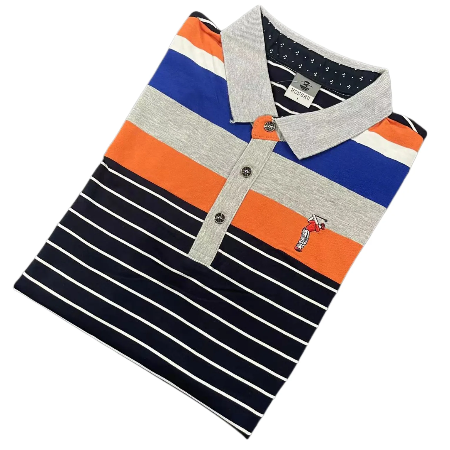 Одежда из запаса остатков перерасхода фирменной kemeja polo laki-laki stock одежда мужская рубашка