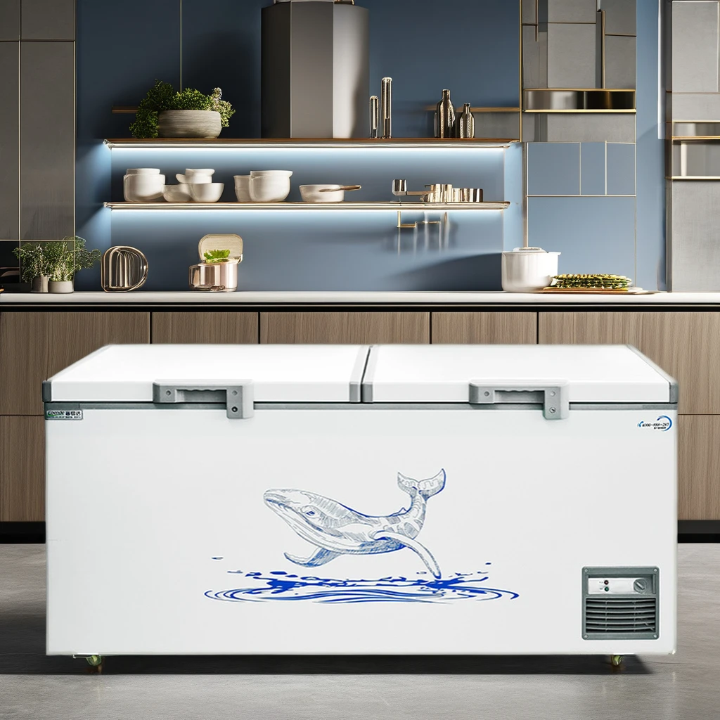 Commercial Restaurant Supermarket Refrigeration Equipment Open Door Top Freezer Electric Deep Freezer with Cool Climate Storage