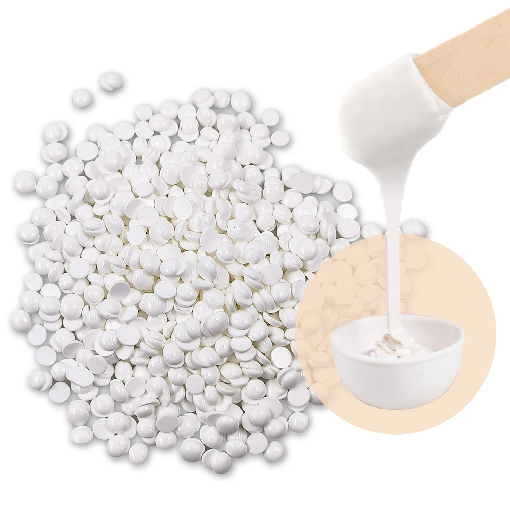 Factory Waxing Pellets White Bulk Depilatory Wax Beads 1000g Hand and Foot Hair Removal Optional Packing