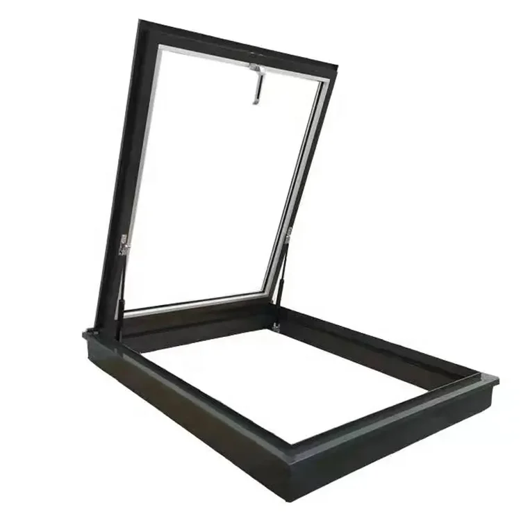 Hurricane Awning Roof Windows Electric Skylight Window Impact Aluminium Tempered Glass Aluminum Door and Window Horizontal 1 Set