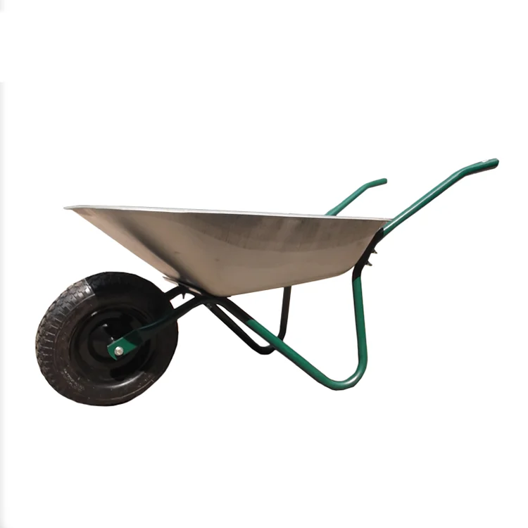Competitive Wheel barrows Home Garden China lightweight Galvanised Metal Cart with Pneumatic Tyre wheelbarrows