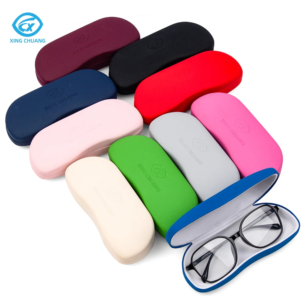New Popular Trend in 2025 M445 New Popular Metal With PU Leather Optical Glasses Case