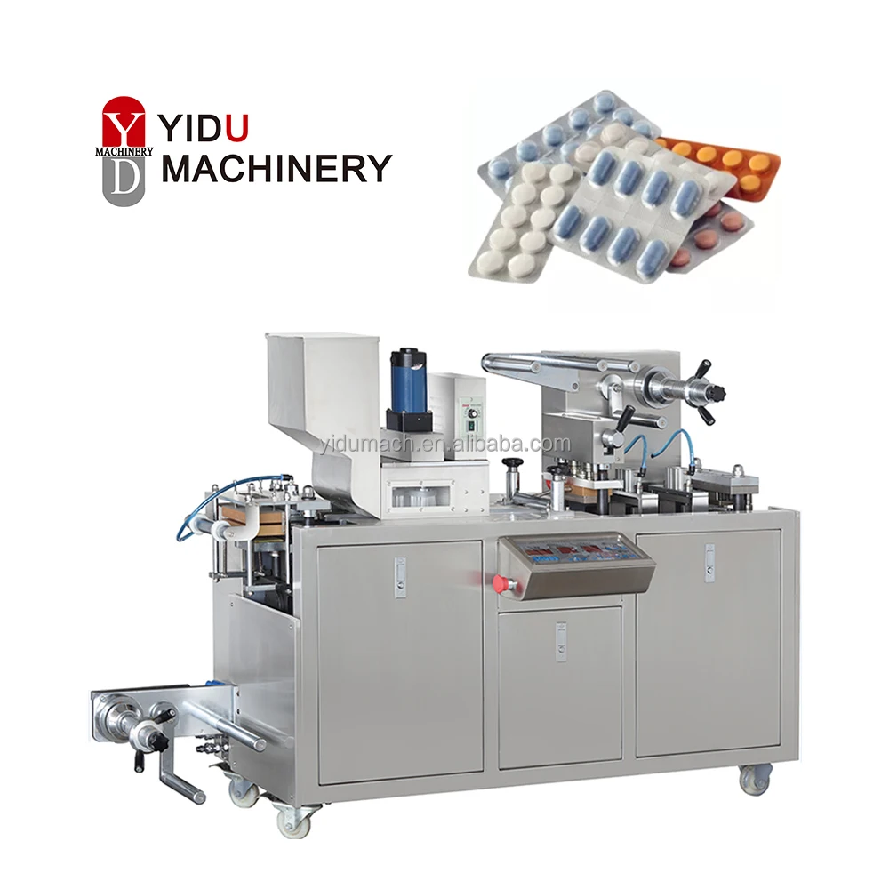 DPP-80C China Supplier Flat Plate  Automatic Tablet Pill Blister Packing Packaging Machine