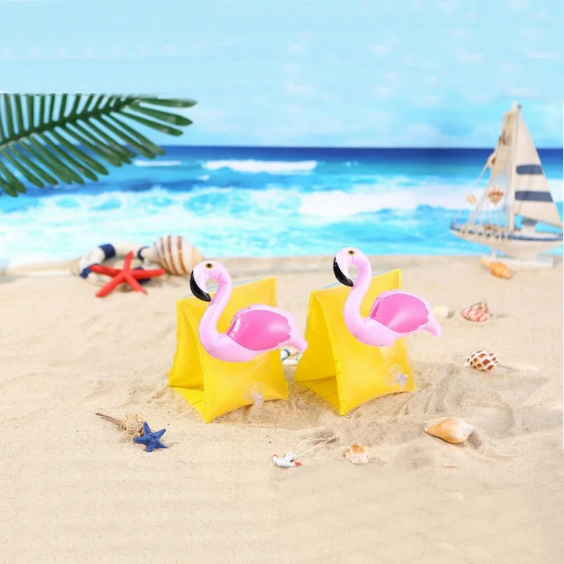 PVC Inflatable Cartoon Swimming Sleeve with Swim Arm Ring for Kids Portable Inflatable Armbands