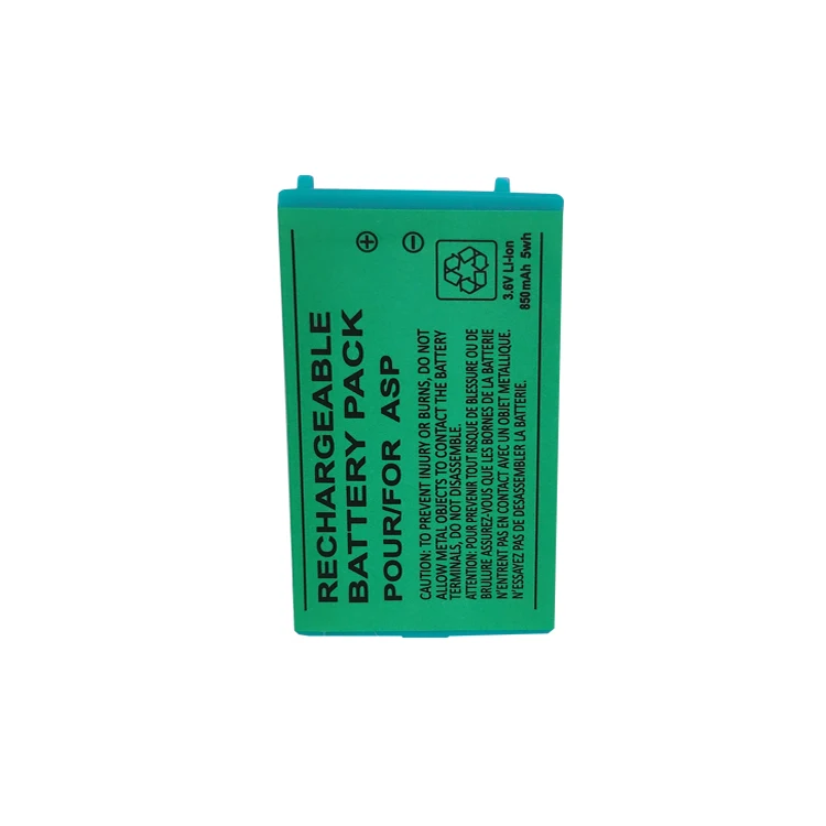 3.7V 850mAH For GBA SP Rechargeable Battery Pack with Tool Kit For Nintend Gameboys Advance Console Lithium Battery