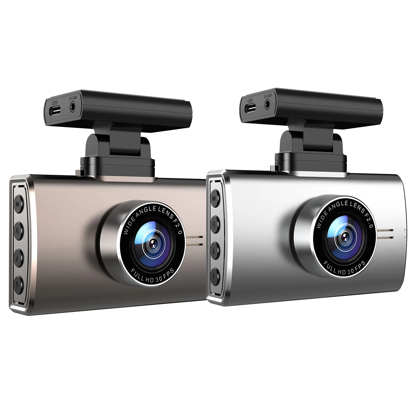 Автоматический двойной Dash Recorder UHD 2160P + 1080P спереди/задний автомобильный черный ящик 3-х дюймовый дисплей GPS приборная камера G- Sensor 4K Dash Camera