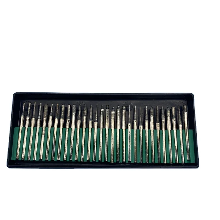 diamond milling cutter engraving bit mcd carving single pen point jewelry tools for cnc metal steel stone engraver milling