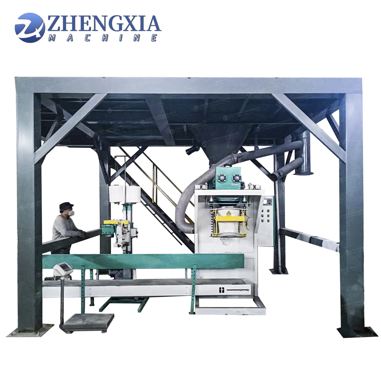 CE 25kg 50kg bagging machine wheat sugar lime chemistry flour bag filling packing machine price