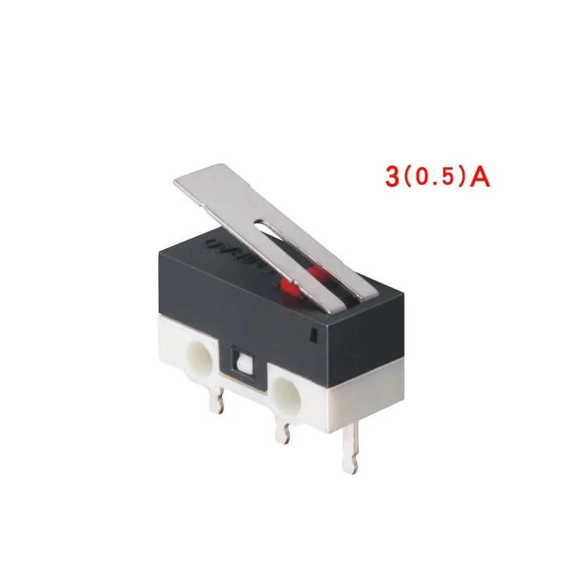 Microswitch Black/White Housing Limit Switch 1A 125VAC 3 Pin DIP Micro Switch