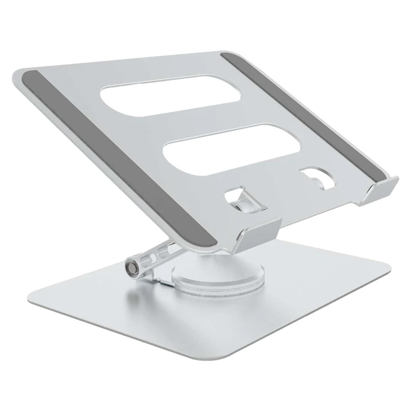 Hot Sale 360 Rotate Foldable Tablet Notebook Stand Holder Aluminum Alloy Adjustable Laptop Stand with Rotating Base