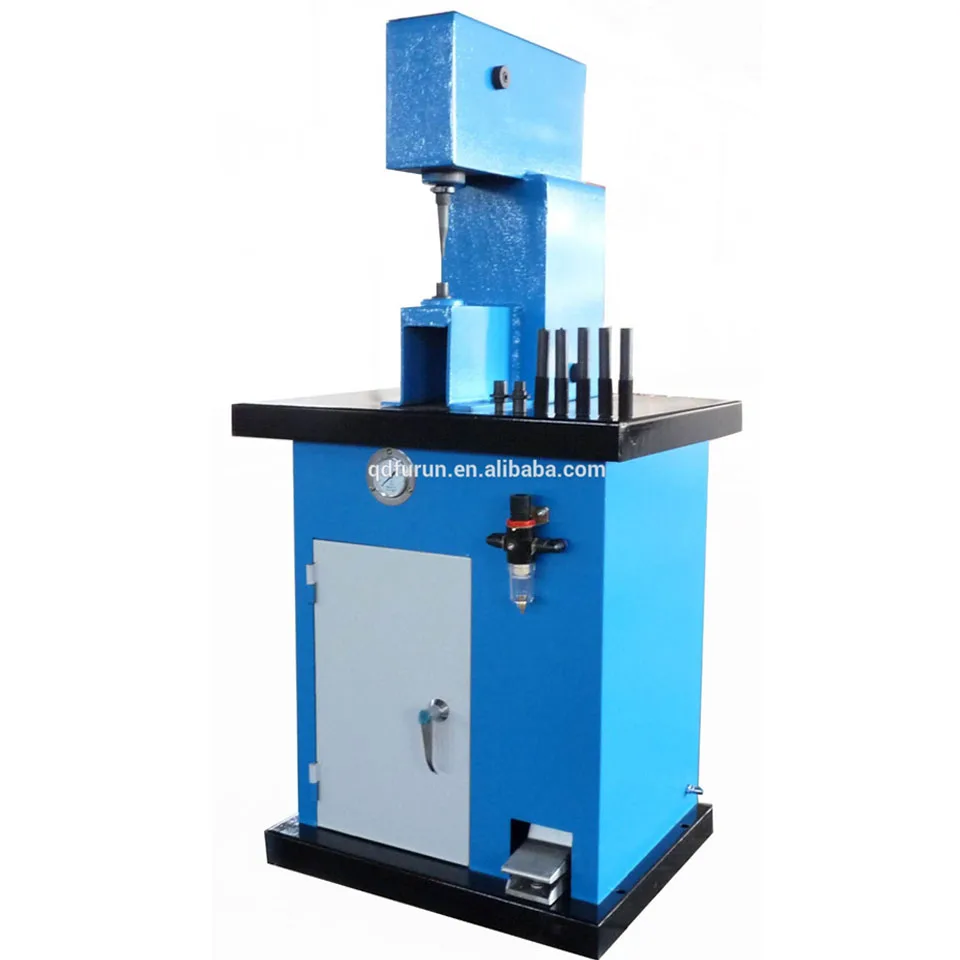 Model Vertical Pneumatic Brake Shoes Plate Riveting Machine For Truck