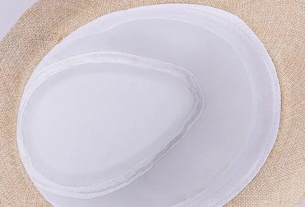 Мужская хлопковая льняная трикотажная джазовая фетровая шляпа