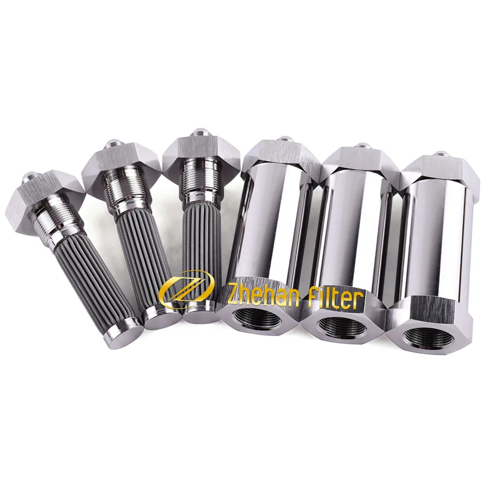 High efficiency with protection layer 100 mesh filter stainless steel pleated oil filter