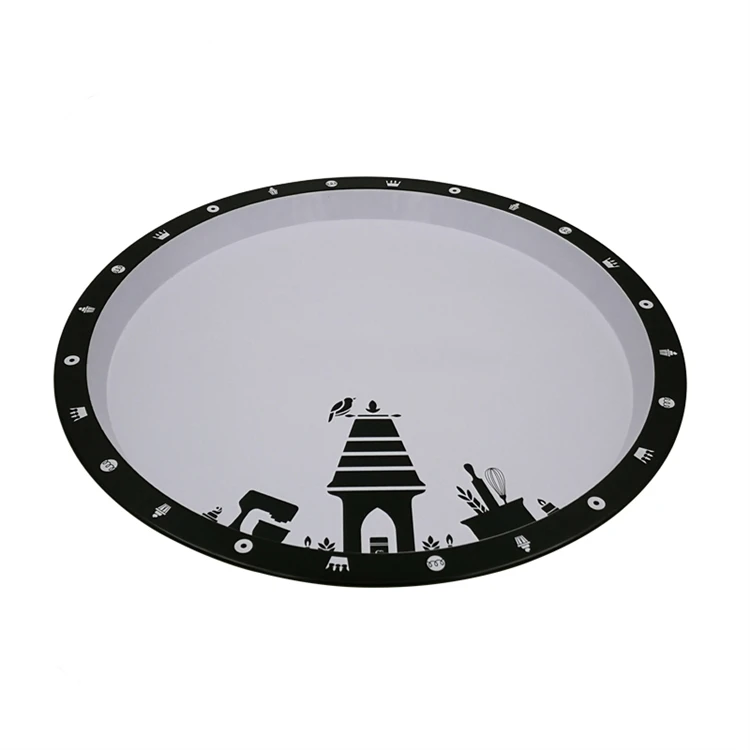 cheap price empty metal tin can body spray, tinplate box packaging gift cigar round tin tray for cookie