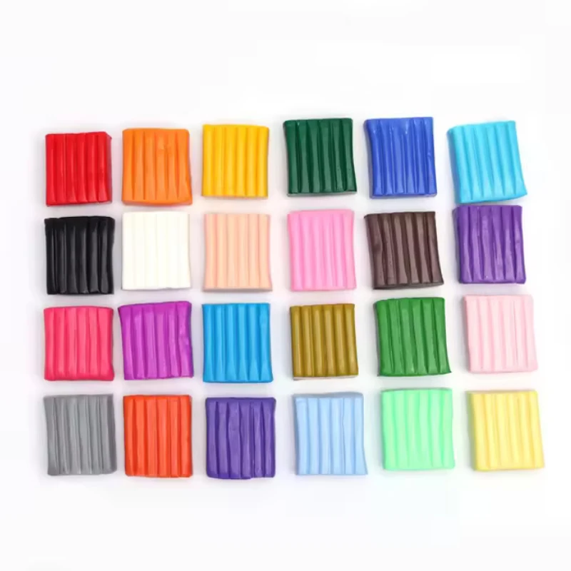 Wholesale 60g 36 colors Kind of Colorful non-toxic handmade diy soft modeling polymer clay Oven bake for kids air dry clay