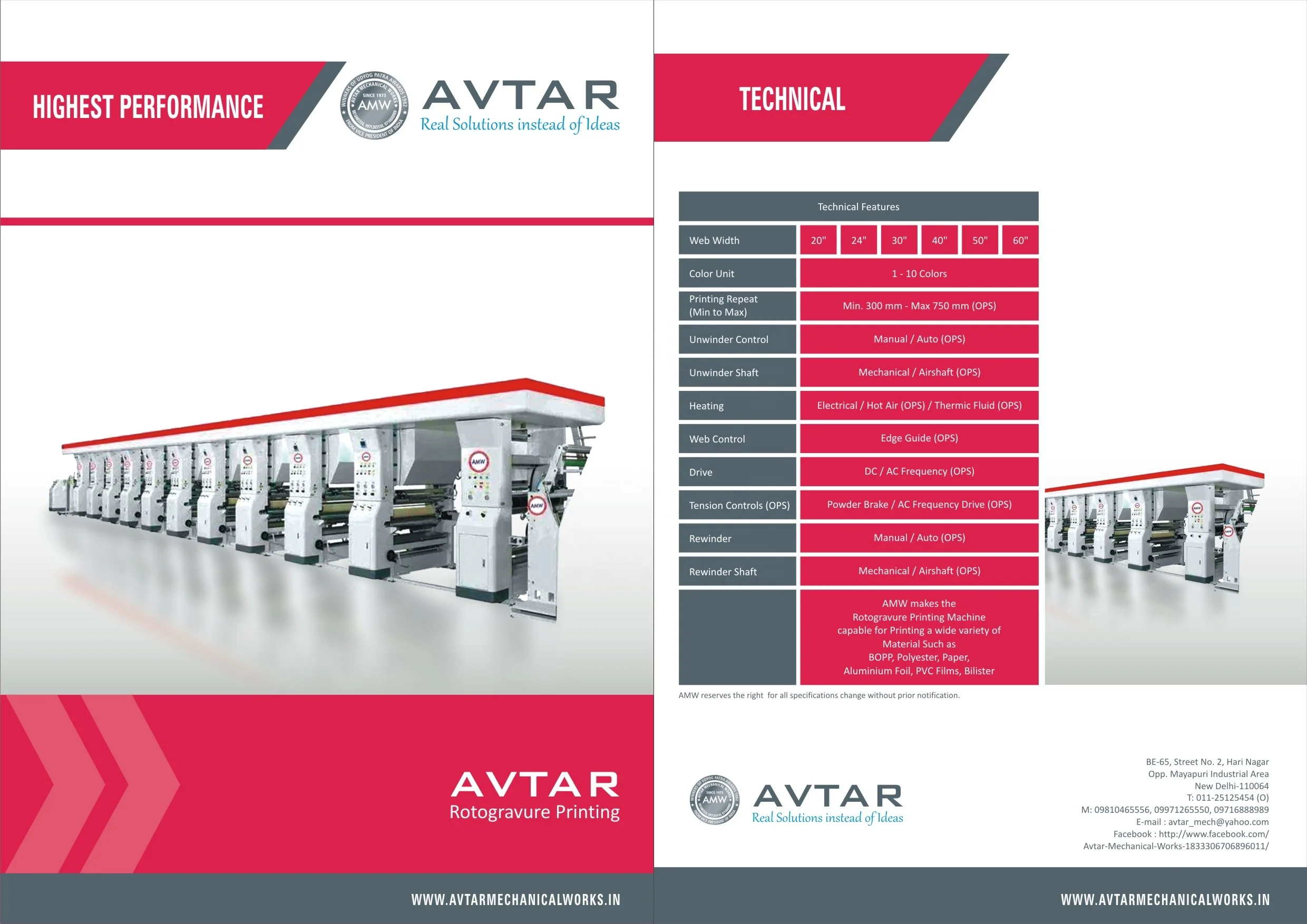 Rotogravure Printing Machine