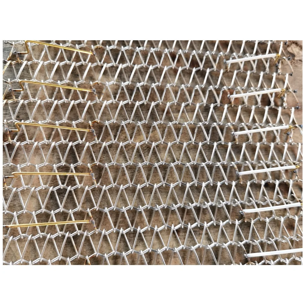 Photovoltaic mesh belt for silicon wafer solar cell firing furnace