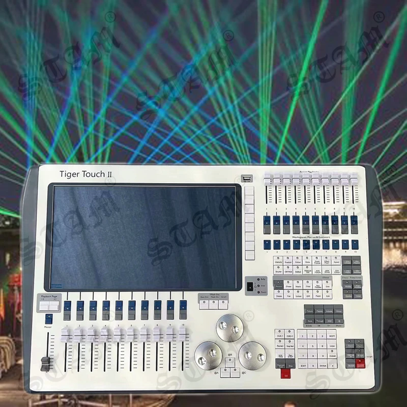 Tiger touch 2 console with time code connector SMTP quartz Tiger touch 2 controller Titan 11.0 10.1 10.0 9.1 tiger controller