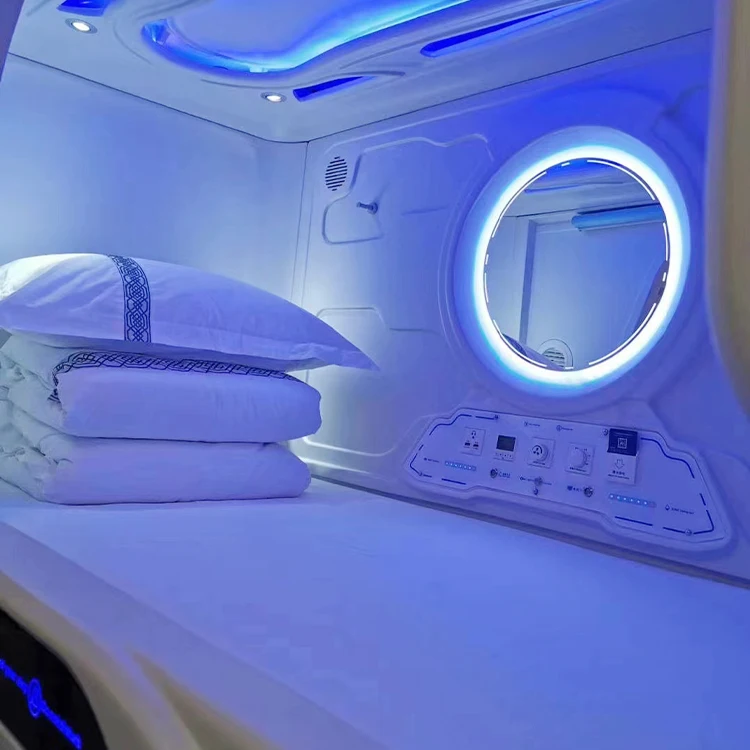 Прямая продажа с завода, тематическая кровать для отеля, спальные подставки, Капсульная двухъярусная кровать для отеля, капсульные подставки для сна