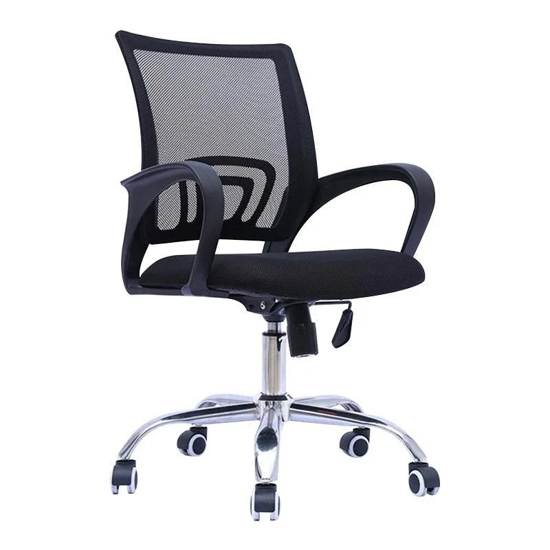 Free Modern Mesh Mid-Back Computer Desk Task Chair Home Swivel White Mesh Office Chair White Computer Desk Chair for Adults