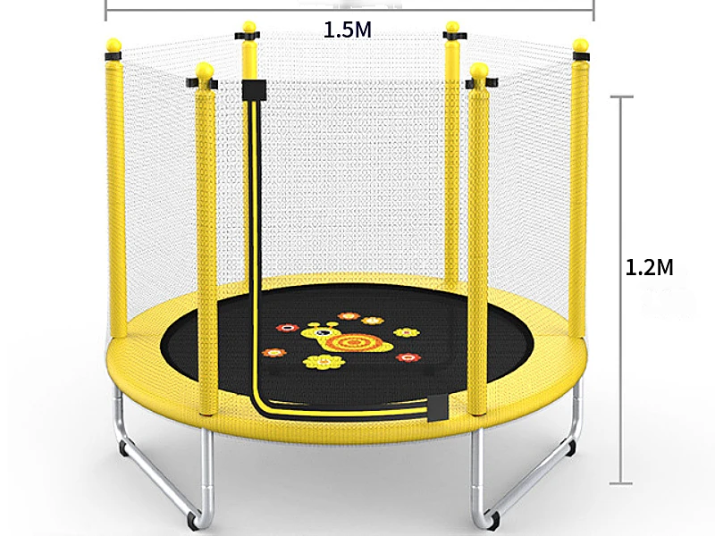 2023 Hot Sell Popular Latest Indoor Family Cheap Fun Jumping Toys Trampoline For Kids