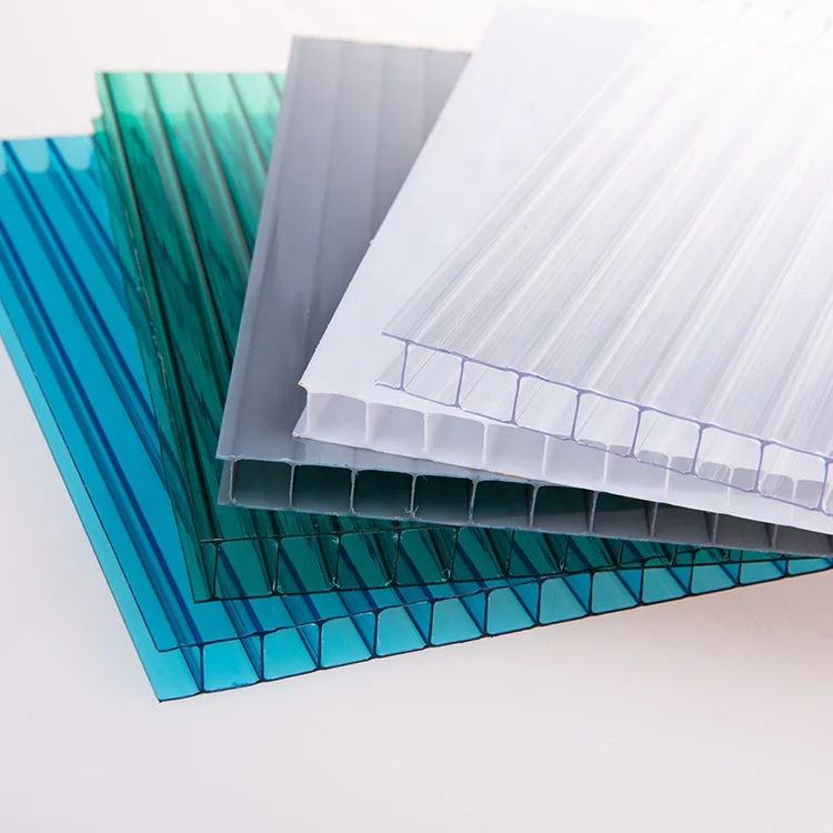 Free sample hot sale Clear Factory Products Customized Plastic pc 10mm 12mm 16mm Hollow polycarbonate sheet