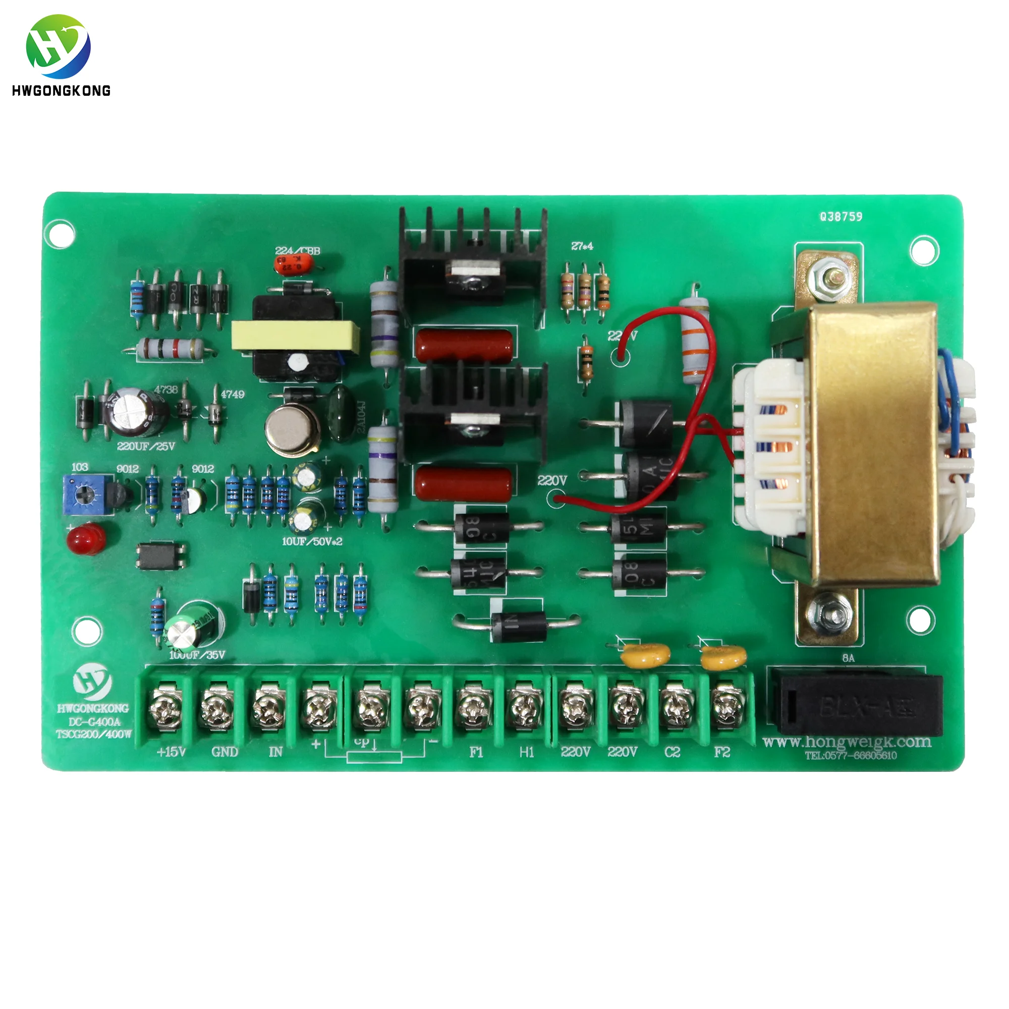 SCR-08 DC Motor Speed Control Board DC Speed Regulation Plate DC Motor Electric Control Board